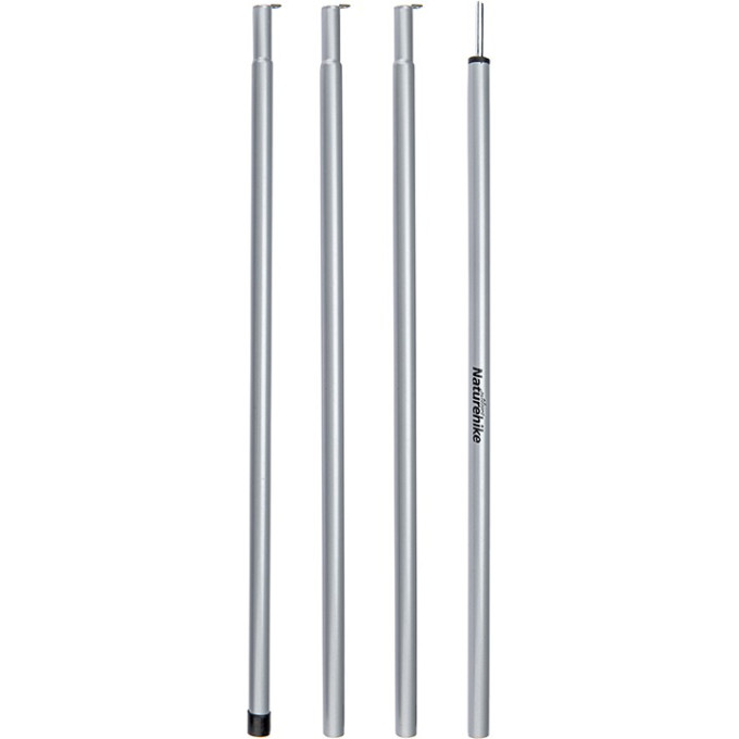 Стойки для тента NATUREHIKE NH19PJ042 оцинкованное железо 2,4 м 4 секции (2шт) 6927595741931